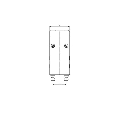 47220: Base dupla Quick•Point® 52 (Disegno tecnico )