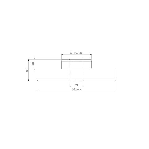 451232: Zentrierstutzen Quick•Point®  (Technische Zeichnung )