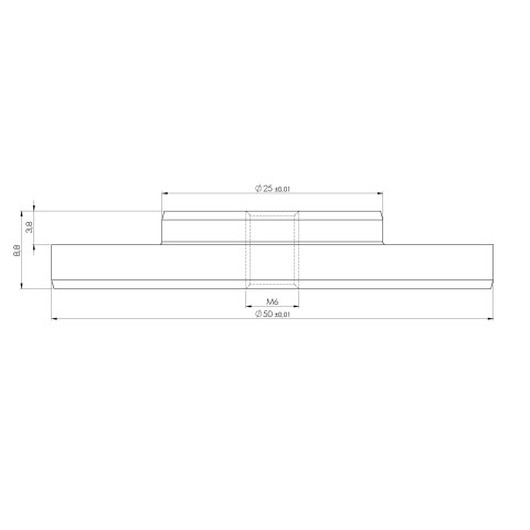 452550: Zentrierstutzen Quick•Point®  (Technische Zeichnung )