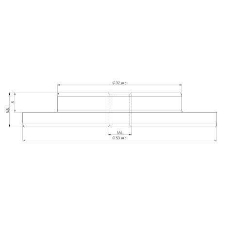 455032: Zentrierstutzen Quick•Point®  (Technische Zeichnung )
