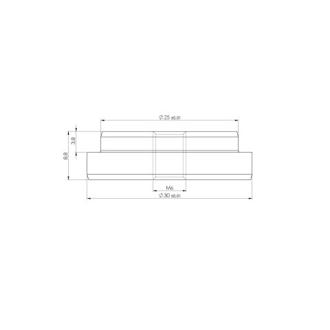 452530: Zentrierstutzen Quick•Point®  (Technische Zeichnung )