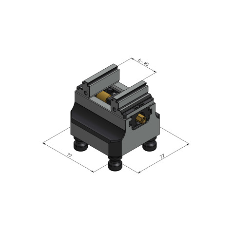 48065-46 FS: 5-Achs-Spanner Makro•Grip® FS 46 (Technische Zeichnung )