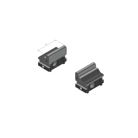 48125-7720 FS: Ersatzbacken Makro•Grip® FS 125 (Technische Zeichnung )