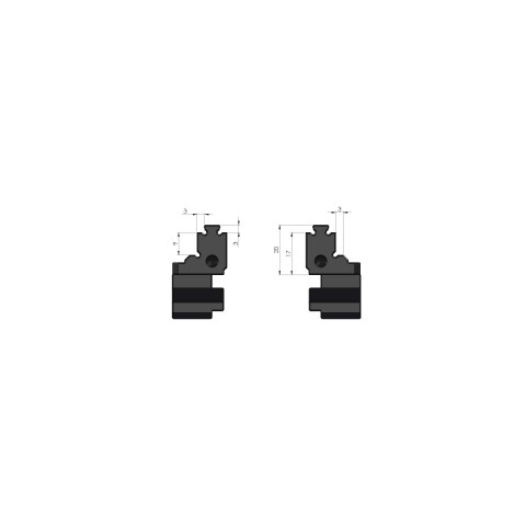 48046-4620 FS: Ersatzbacken Makro•Grip® FS 46 (Technische Zeichnung )