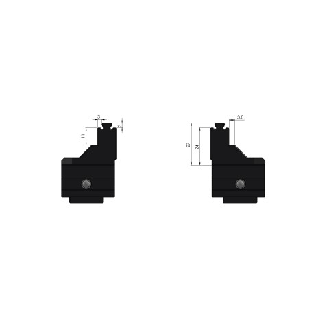 68077-7720 FS: Ersatzbacken Makro•Grip® FS 77 (Technische Zeichnung )