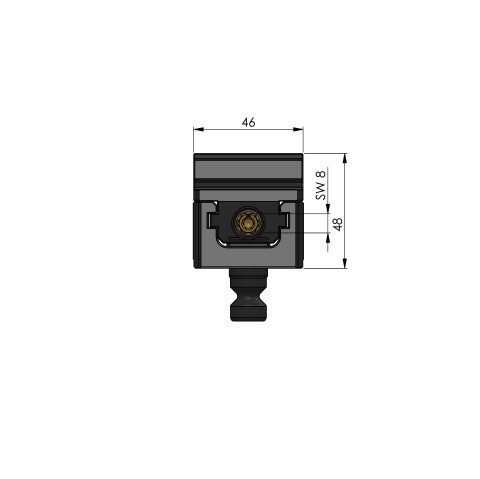 48040-46 FS: Étau 5 axes Makro•Grip® micro 46 (Dessin technique )