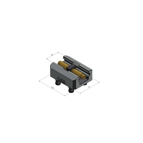 40085-46: Base Centering Vise 77 (Technical drawing )