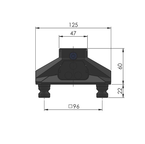 62500: Automation-Nullpunktspannsystem RoboTrex Compact  (Technische Zeichnung )