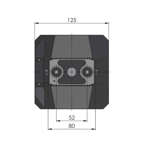 62500: Automation-Nullpunktspannsystem RoboTrex Compact  (Technische Zeichnung )