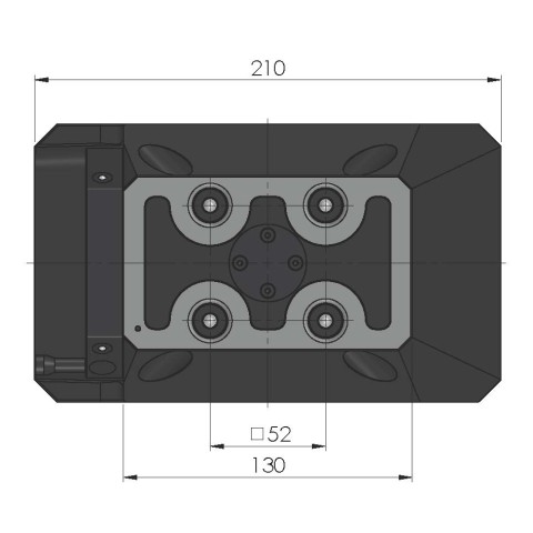 66650: Automation-Nullpunktspannsystem RoboTrex  (Technische Zeichnung )
