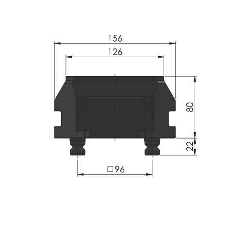 64550: Automation-Nullpunktspannsystem RoboTrex 96 (Technische Zeichnung )