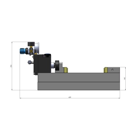 Dessin technique 41200-HE: Makro•Grip® Unité de marquage standard, avec mors de marquage High-End