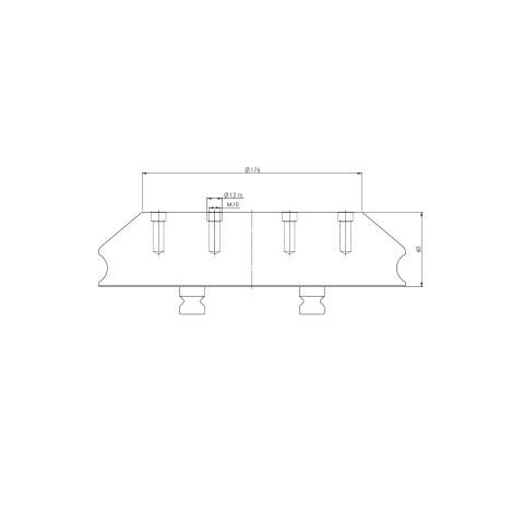 44006: Réhausse Quick•Point® 96 (Dessin technique )