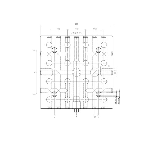 45641: Plaque Quick•Point® 52 (Dessin technique )