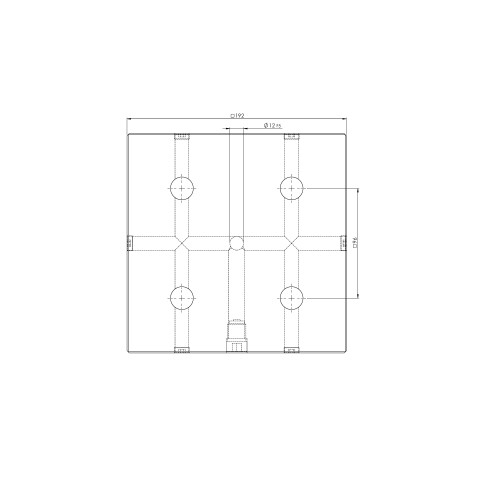 45710: Plaque simple Quick•Point® 96 (Dessin technique )