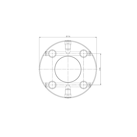 45803: Plaque ronde Quick•Point® 96 (Dessin technique )