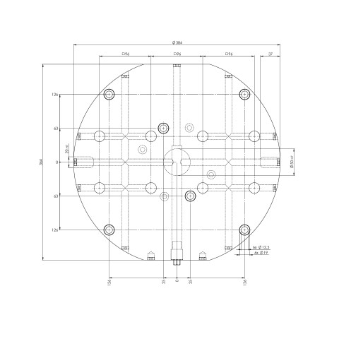 45963: Plaque Quick•Point® 96 (Dessin technique )