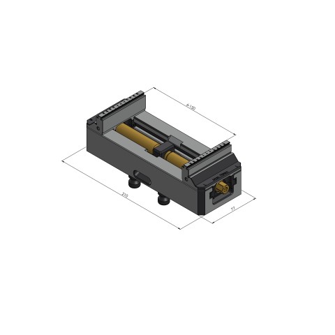 48200-77: Étau 5 axes Makro•Grip® 77 (Dessin technique )