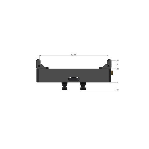 48200-77: Étau 5 axes Makro•Grip® 77 (Dessin technique )