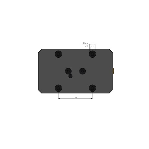 48205-77: Étau 5 axes Makro•Grip® 125 (Dessin technique )