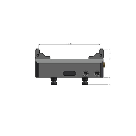 48205-77: Étau 5 axes Makro•Grip® 125 (Dessin technique )