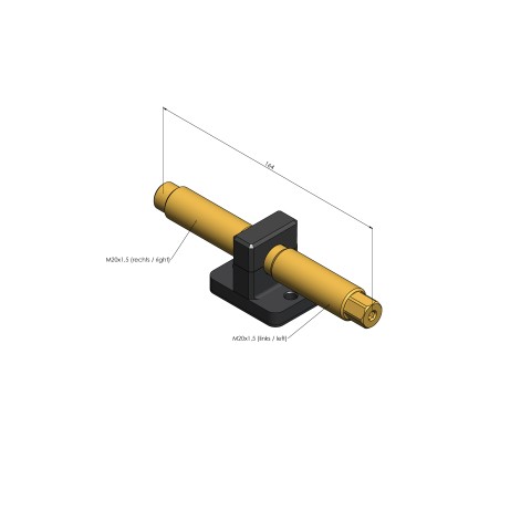 4825164: Vis de serrage + pièce centrale Makro•Grip® 125 (Dessin technique )