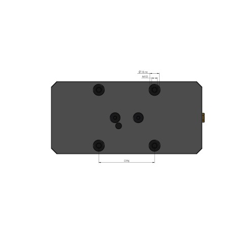 48255-125: Étau 5 axes Makro•Grip® 125 (Dessin technique )