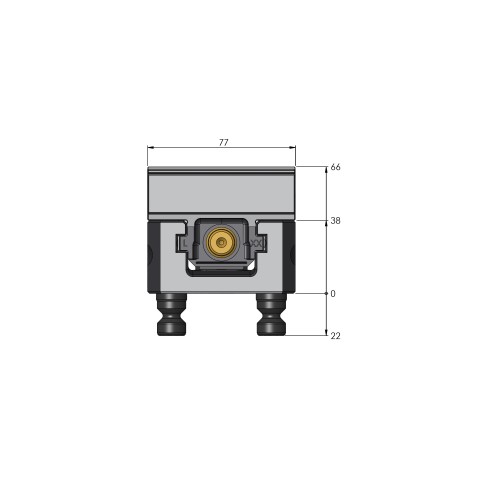 Dessin technique 48419-77: Makro•Grip® 77 Mors doux Largeur des mors 77 mm pour la face extérieure