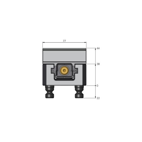 Dessin technique 48419-77: Makro•Grip® 77 Mors doux Largeur des mors 77 mm pour la face extérieure