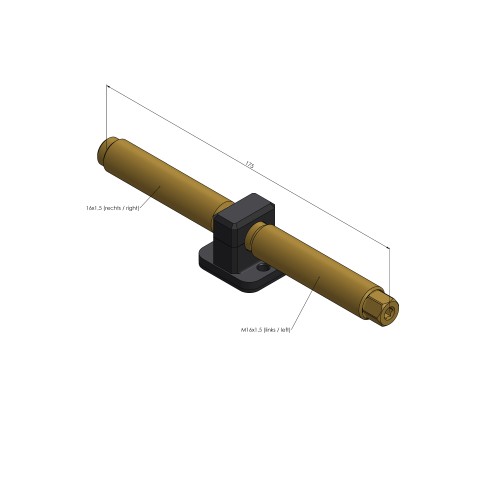 4877175: Vis de serrage + pièce centrale Makro•Grip® 77 (Dessin technique )