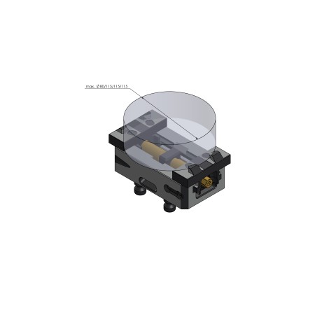 57711-20: Mors de serrage Makro•4Grip 77 (Dessin technique )