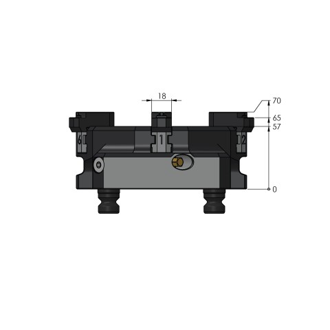 Dessin technique 59616-71: Vasto•Clamp 96 Mors de serrage pour le serrage intérieur acier, trempé, plage de serrage Ø 90 - 185 mm