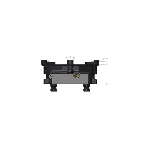 Dessin technique 59616-61: Vasto•Clamp 96 Mors de serrage acier, trempé, plage de serrage Ø 75 - 160 mm