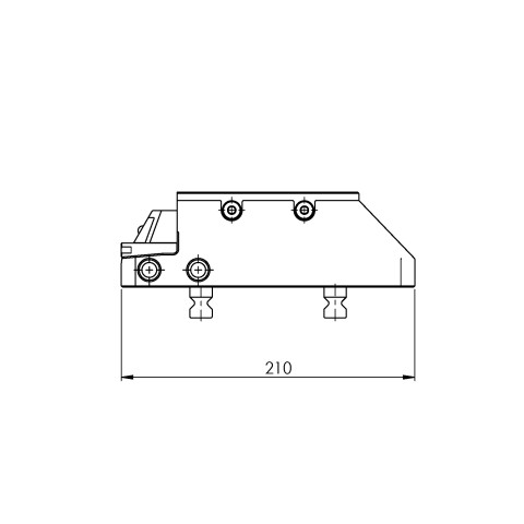 66600: Sistema de fixação por ponto zero de automação RoboTrex 52 (Disegno tecnico )