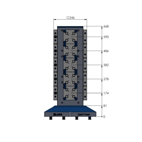 70650: Quick•Tower Quick•Point®  (Dessin technique )