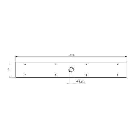 73340: Barre de serrage Quick•Point® Rail  (Dessin technique )