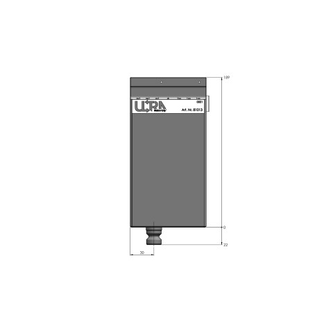 81013: Base monobloc Makro•Grip® Ultra  (Dessin technique )