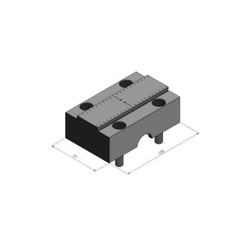 81485-TG: Mors central Makro•Grip® Ultra 125 (Dessin technique )