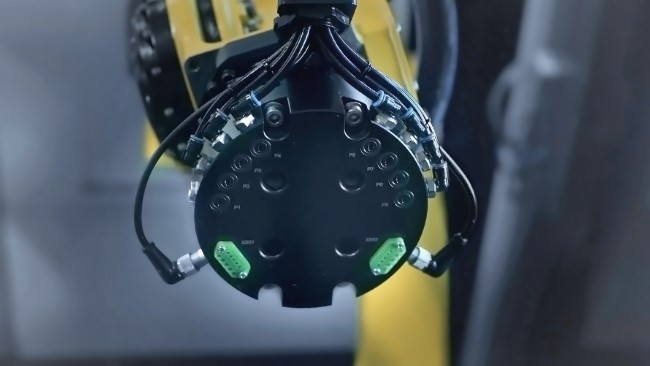 Greiferwechselschnittstelle der RoboTrex Automation von LANG Technik		